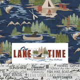 On Lake Time from Clothworks Fabrics